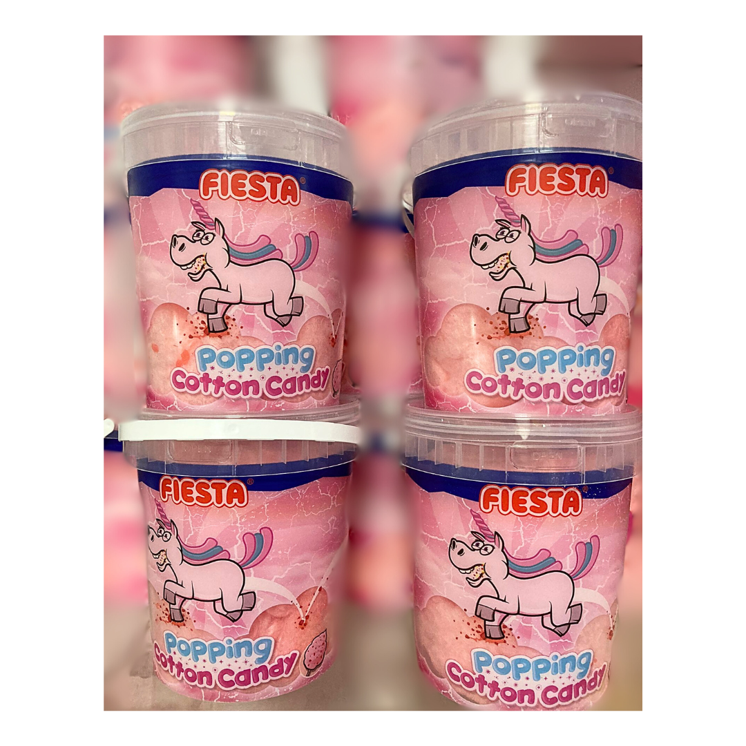 Algondón de azucar Popping Cotton Candy Fiesta